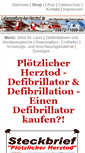 Mobile Screenshot of lebensrettung-bei-herztod.de